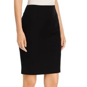 Elie Tahari black lined skirt. 17 inches flat at waist.